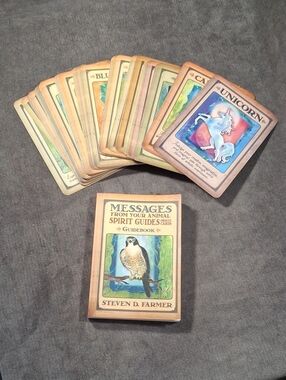 Animal Spirit Guide Oracle Deck + Guidebook by John D. Farmer VG PB *NO BOX*